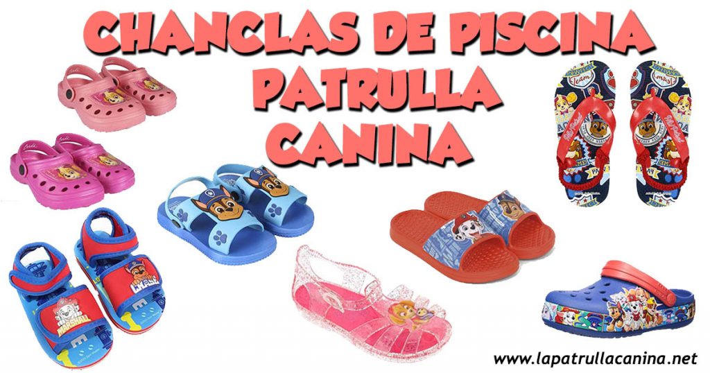 Chanclas para piscina Patrulla Canina