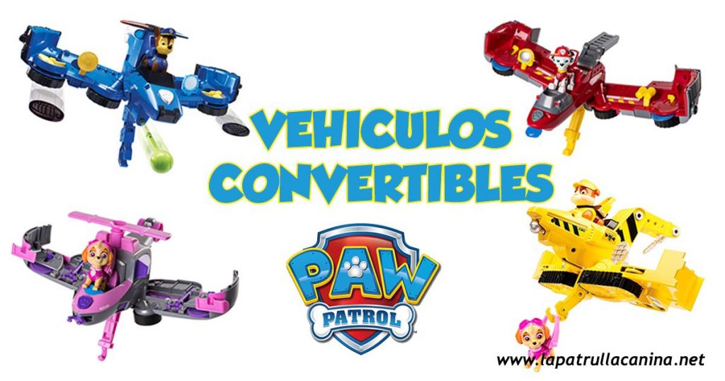 Vehiculos convertibles patrulla canina